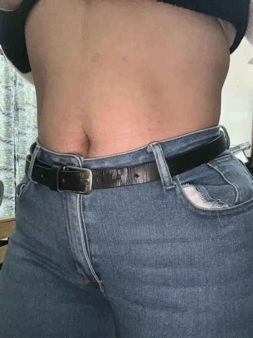 My little tummy and her deep belly button