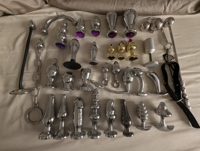 My metal anal toys