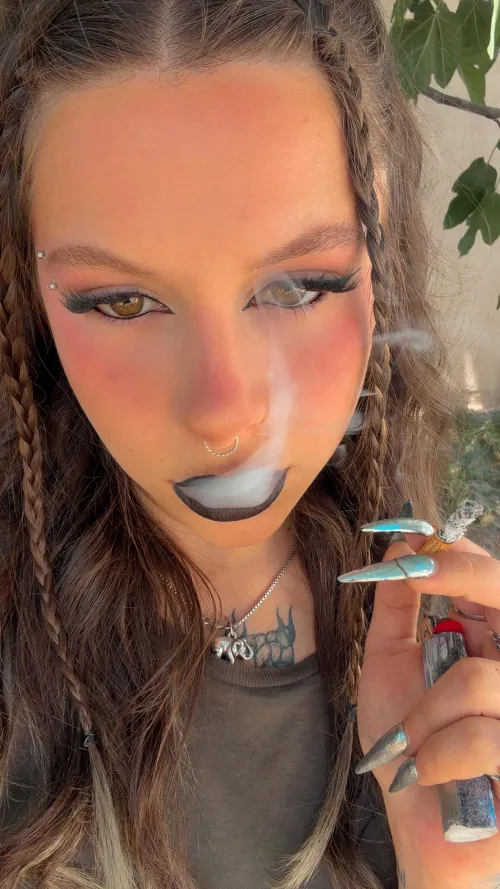 My mouth full of smoke, just the way you like it