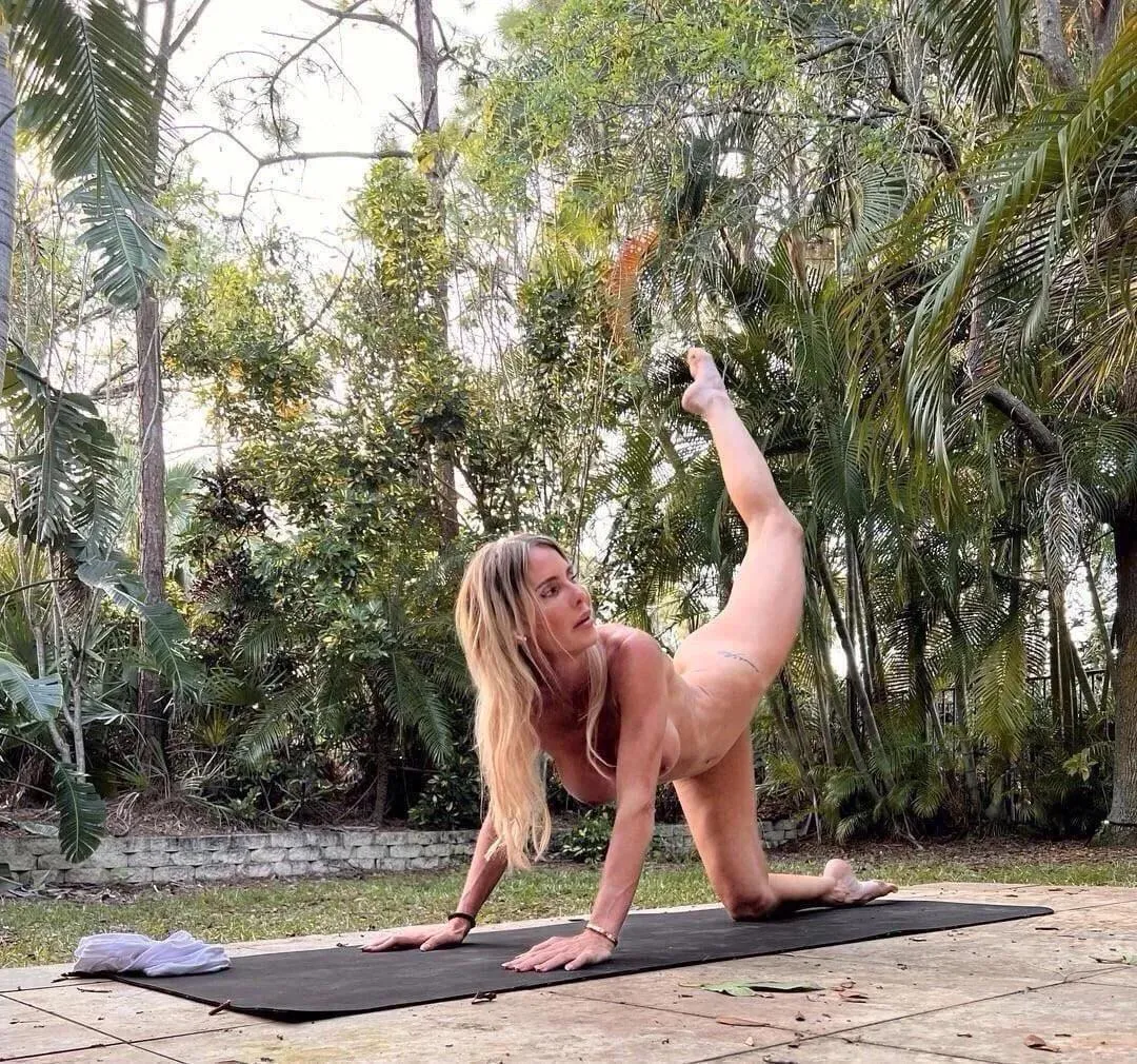 My neighbors don’t mind when I do yoga