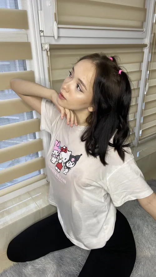 My nipples are only slightly visible, but that's what I call a good tease