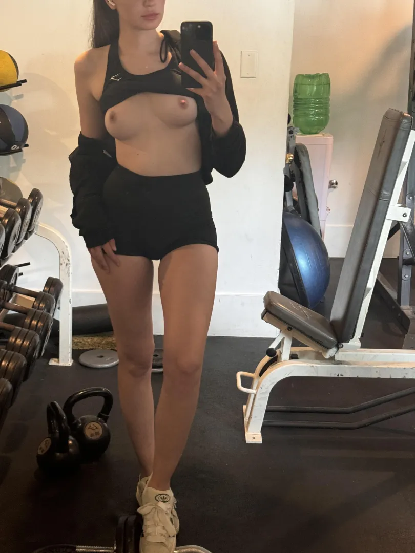 My nipples were poking through, so I thought why not let them out