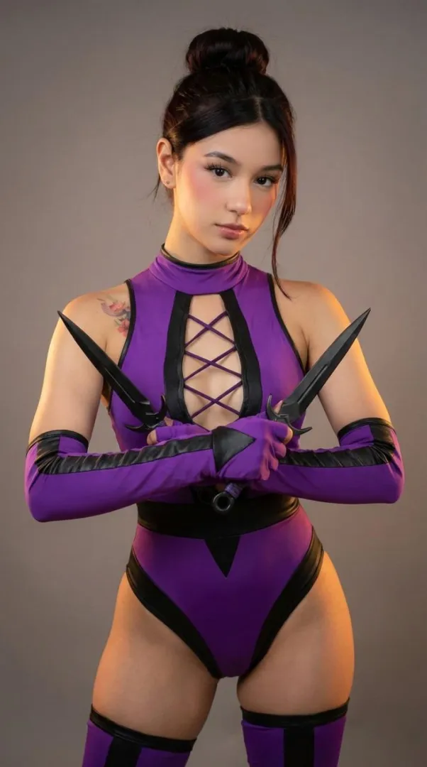 my own version of mileena cosplay (luna)