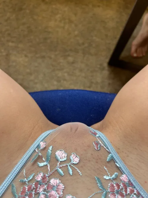 my pussy was hungry for my panties