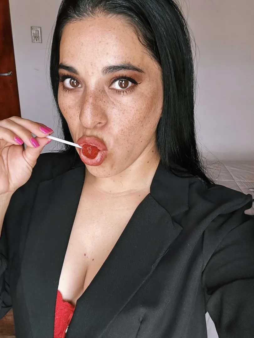 My red lips dictate the orders; you just make sure you listen to them. 