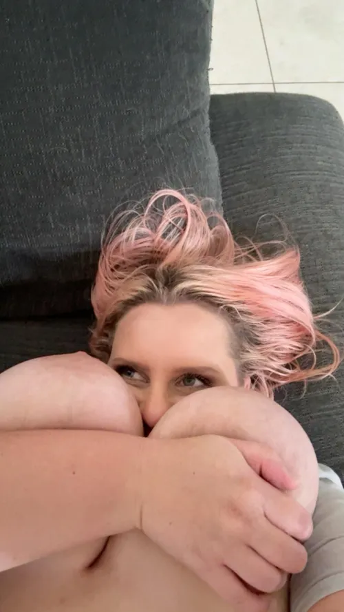 My secret talent is that I can motorboat myself