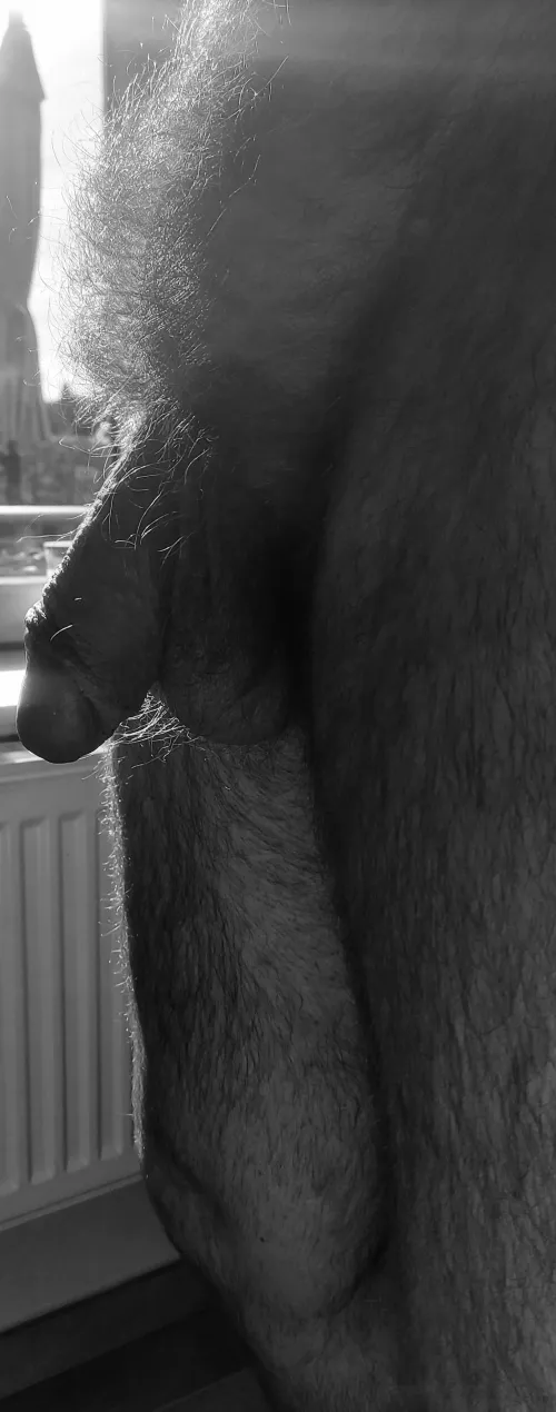 My soft one in his hairy nest