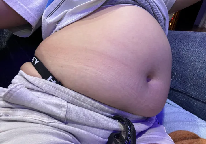 My stomach was really tight