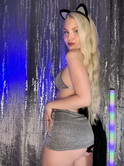 My tail is so long I can tuck it up over my skirt while it’s plugged in