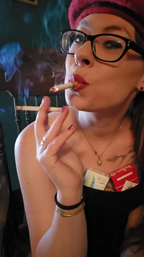 My tits are not exposed, but I'm fucking my lungs nonetheless