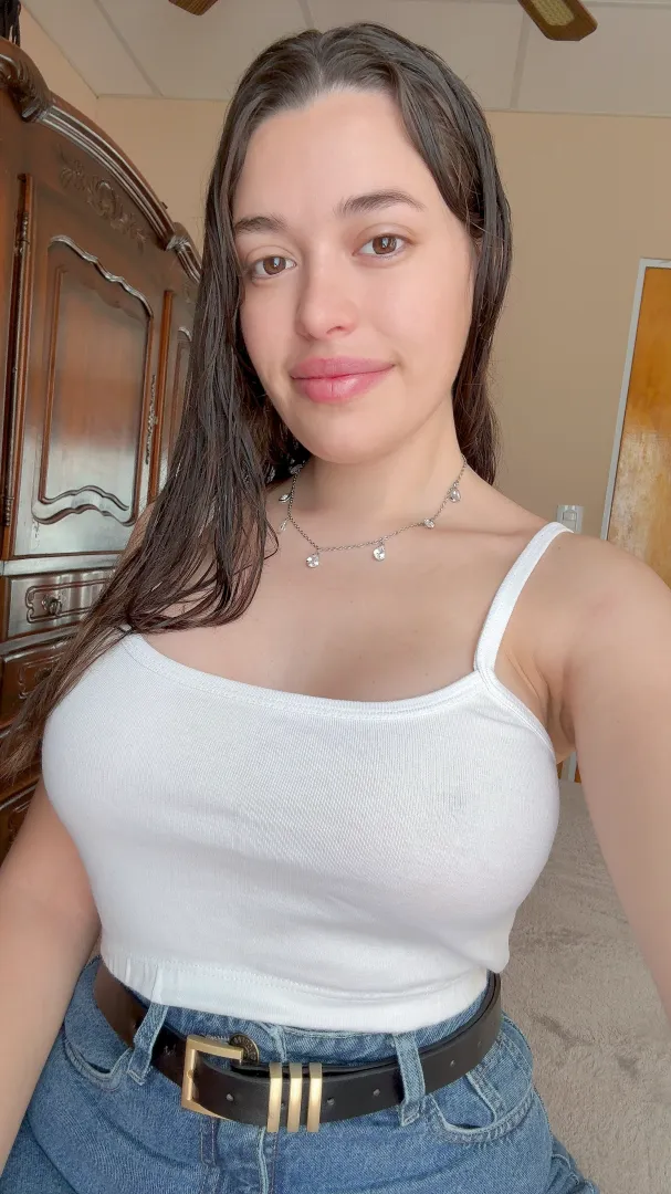 My top is white but under its pink