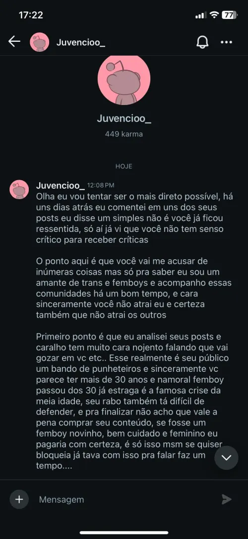 N sejam esse tipo de pessoa