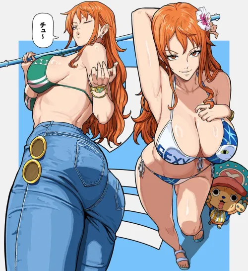 Nami Giving You a Seductive Look [One Piece]