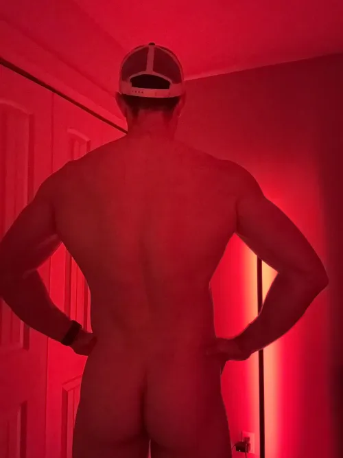 National colour highlighting my wide muscle dad back!