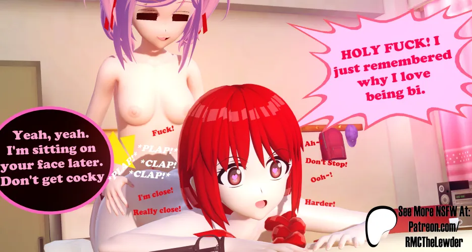 Natsuki Pegging Amy! [Me] (Koikatsu)