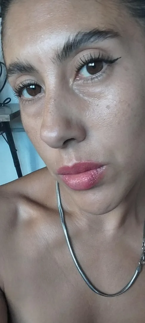 Natural, real lips that need kisses from someone.