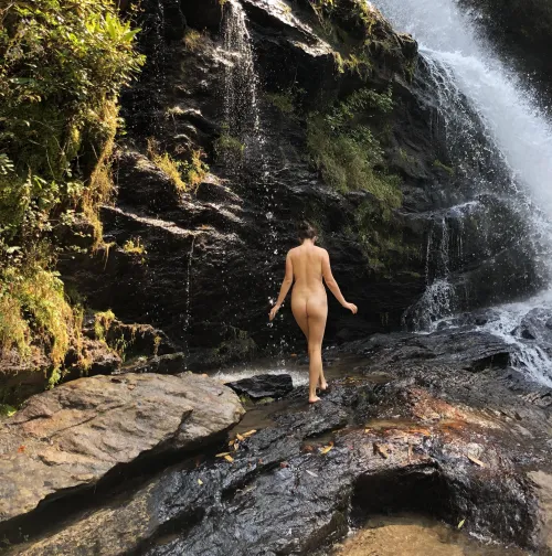 Nature's shower awaits