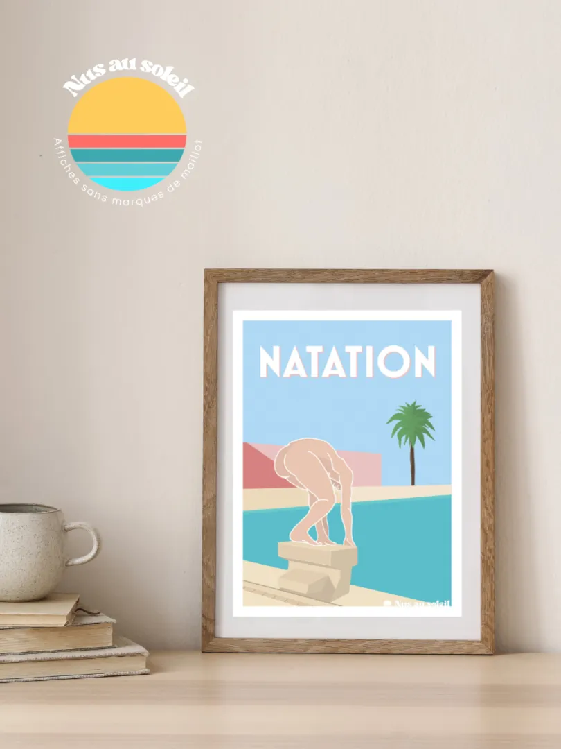Naturist swimming