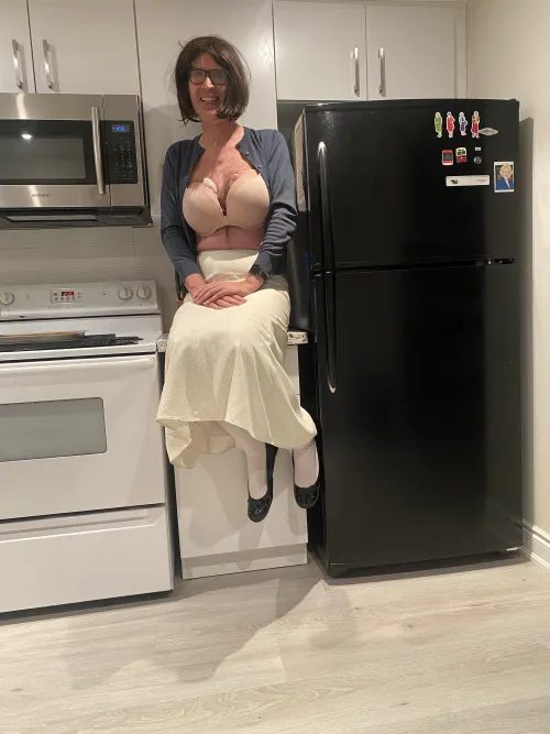 Naughty Maggie in her Sunday best