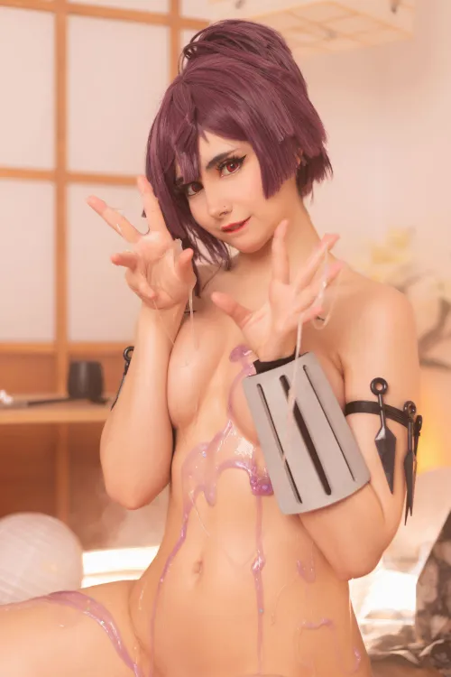 Naughty Yuzuriha from Hell's Paradise (Aloeveraiskawaii)