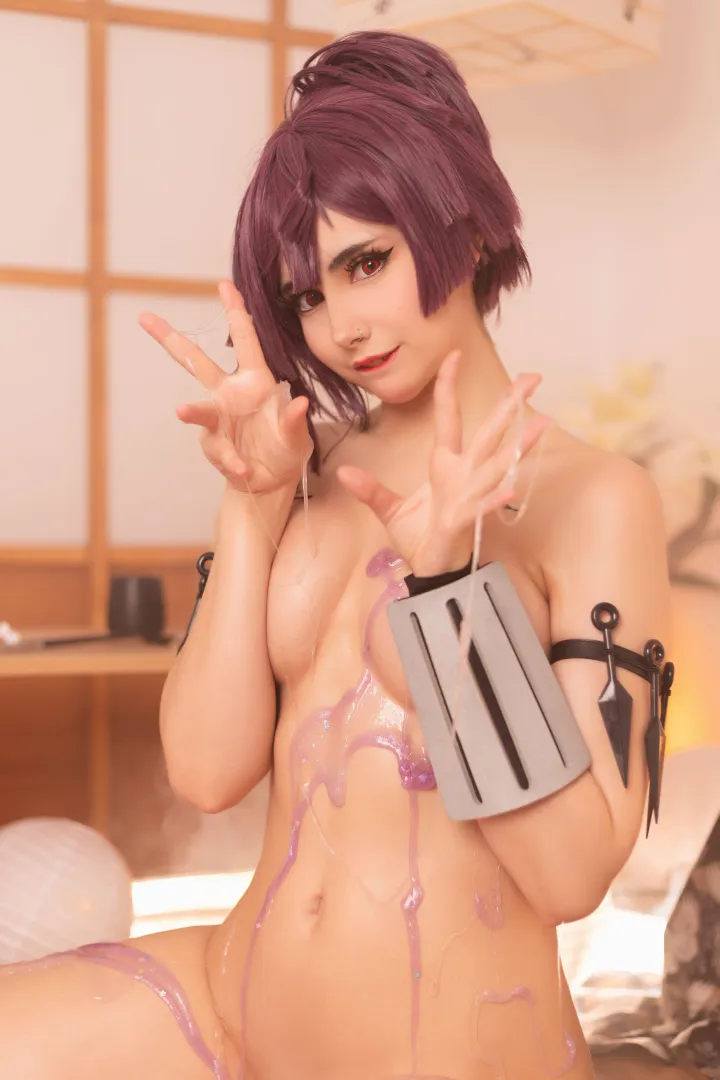 Naughty Yuzuriha from Hell's Paradise (Aloeveraiskawaii)