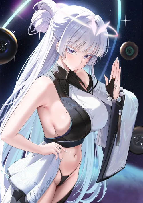 Nayuta during starry sky (Bryuni)