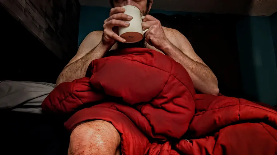 Nearly -40° out? Staying in bed it is...