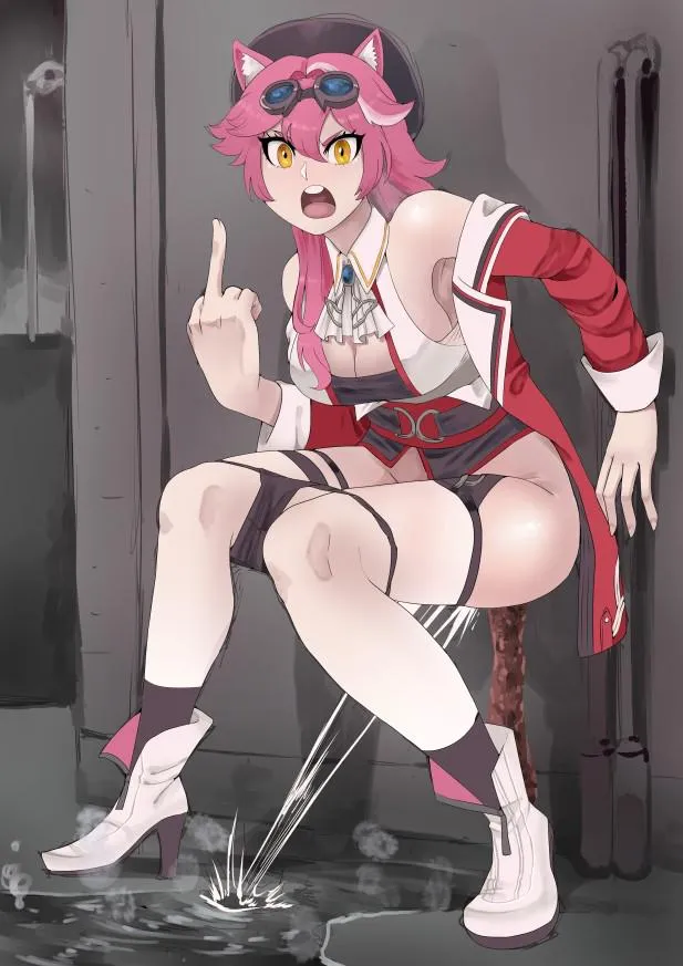 Never meet your Hololive idol, especially when she's taking a dump in some dark alley (biku)