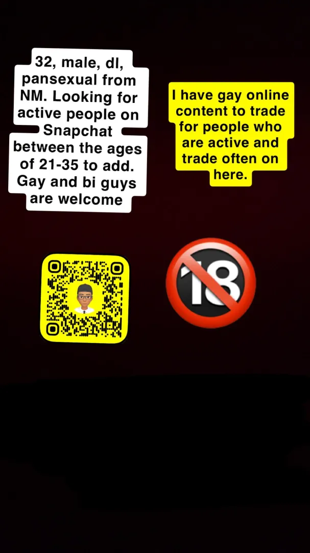 New adds? Gay guys 21-35 only