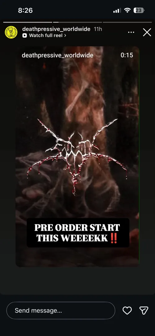 New Enmity merch in a week