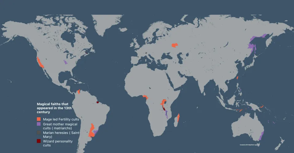 New Sexual Magic Centered religious movements that sprung up in the first century after appearance of Magic.