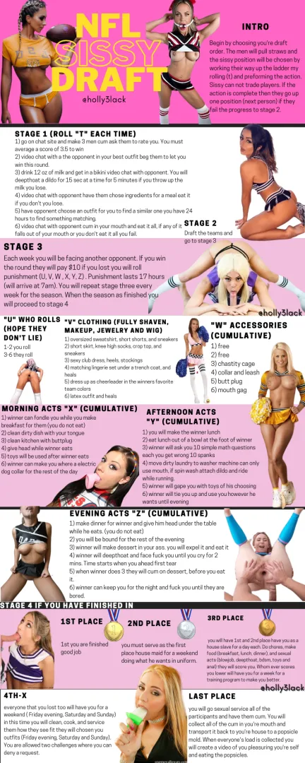 NFL Sissy Draft Roulette | Link to play in description