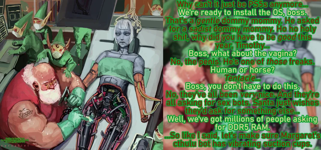 Nice Boys and Girls Want Naughty Presents [a Christmas shitpost]