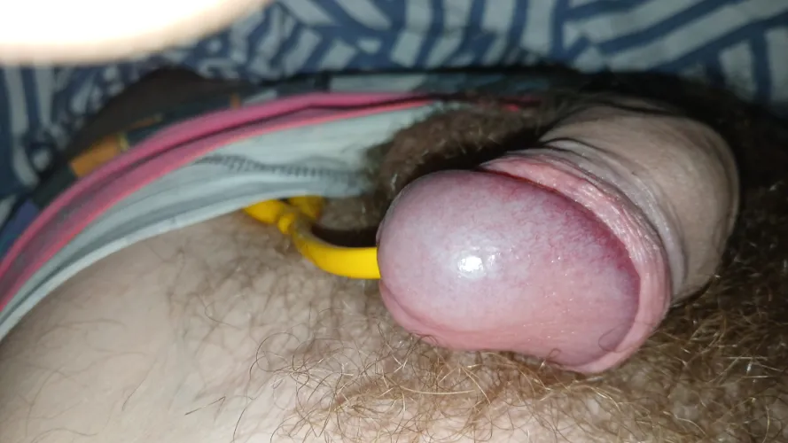 nice stiff and enjoyable with a catheter in it