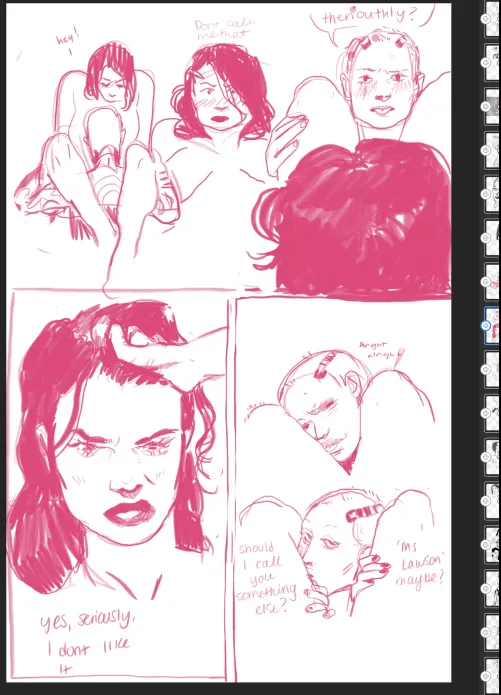 no hornyposting allowed on other board so please enjoy some mild erotic MirandaxJack !!!MY ART!!!