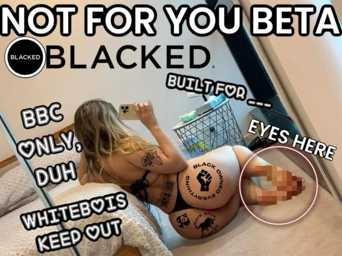 ~ NOT for you, white boi 