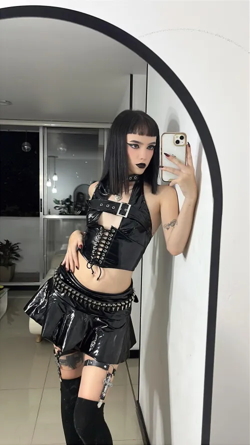 Not latex.. but still shiny ✨