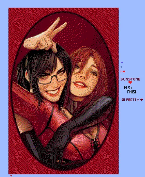 Not sure if anyone has been on WPlace, after 68.8k pixels I finished this!