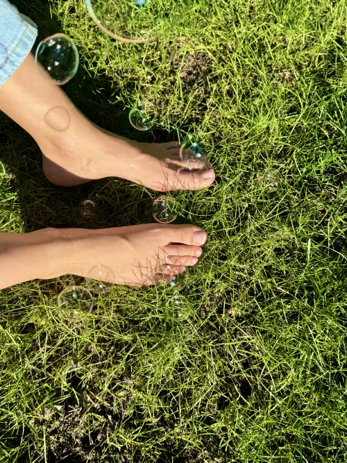 Nothing better than grass under bare feet..Agree?