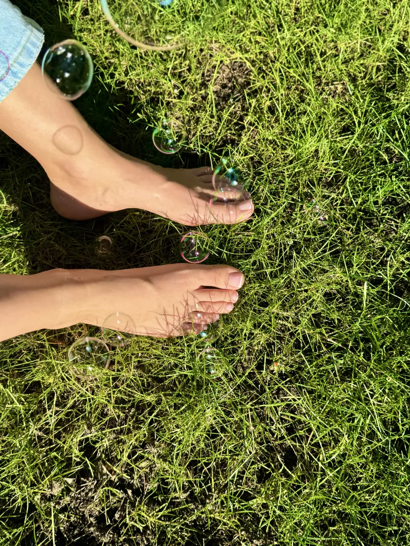 Nothing better than grass under bare feet..Agree?