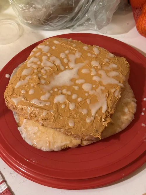 Noticed the cake needed some frosting