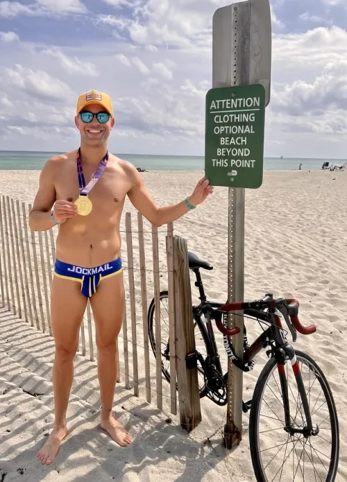 November 2025: Celebrating my first marathon on the most beautiful beach ever!