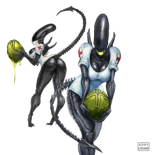 Nurse Xenomorph [F] (TheGeniusFetus)
