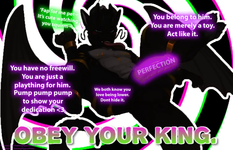 OBEY YOUR KING. DRAGONS ARE SUPERIOR.