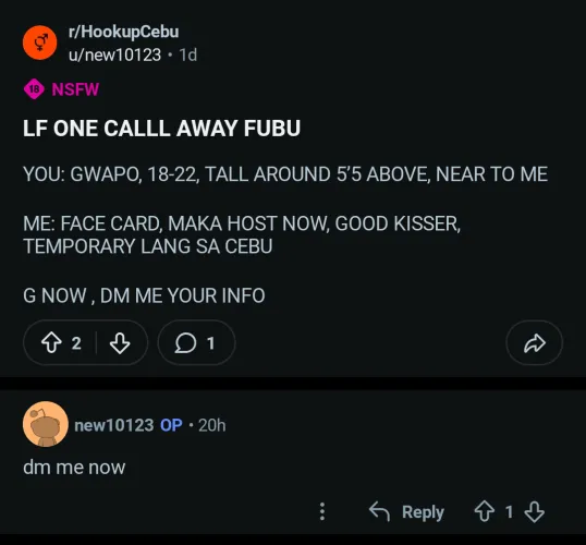 Obvious na scammer.