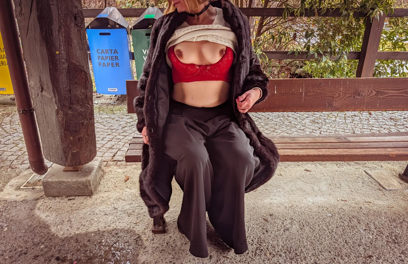 (OC) Bus stop fun, looking for a ride