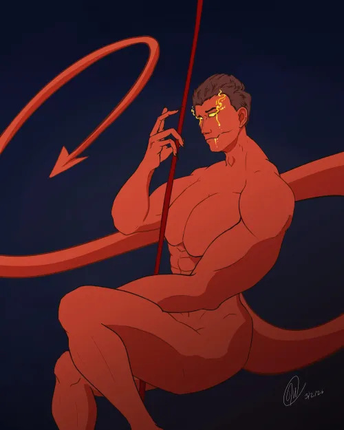 OC Demon guy I just finished working on.