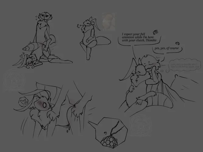 (Oc) moth gets eggnant >:]c