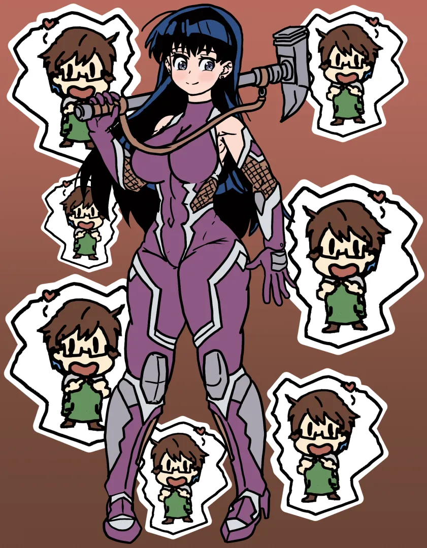 [OC] Nagi Ruri Rocks, Taimanin