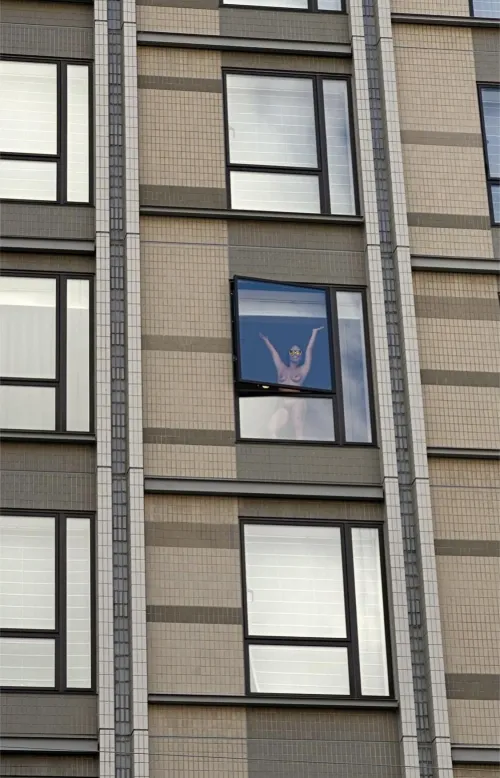 (OC) This window faced the main road and train line